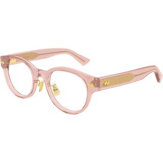 Bottega Veneta BV1405OA Asian Fit 004 50 Briller Mænd Lyserød - Transparent Pink - 50mm