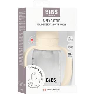 BIBS Bottle - Sutteflaskesæt - Plastik - Silikone - Sippy - 150 ml. - Ivory