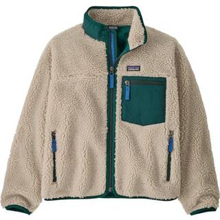 Patagonia Kid's Retro-X Jacket Fritidsjakke Børn størrelse XL farve beige