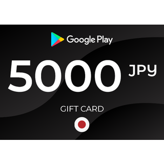 Google Play Gift Card 5000 JPY Key - JAPAN