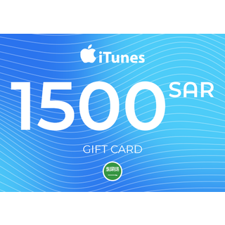 Apple iTunes Gift Card 1500 SAR Key - SAUDI ARABIA