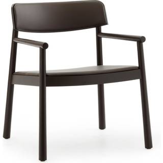Normann Copenhagen Timb Lænestol / Ultra Leather Chocolate - Lænestole Ask Brun - 714608