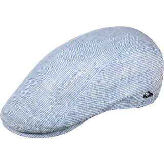 Herrenausstatter Herren Sportmütze blau Linen meliert