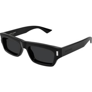 SAINT LAURENT Mand SL 837 001 Solbriller Acetat Sort Sort Firkantet