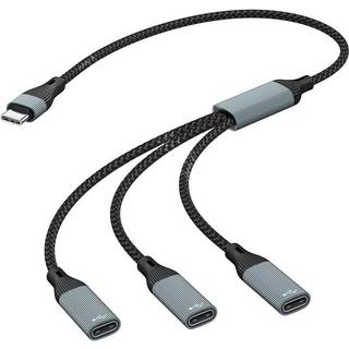 NÖRDIC USB-splitter USB-C til 3xUSB-C