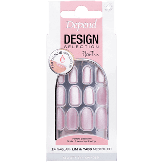 Depend Cosmetic Design Selection Nails 24 Pieces - Lady Stardust Oval