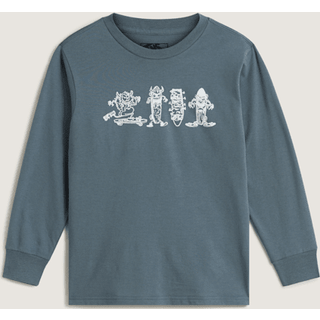 Vans - Little Kids Sk8 Posse T-shirt (2-8 Years), Grey, Size: 7-8Y - Grey - 7-8Y