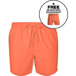 Jongens Zwembroek Oranje + Gratis Microfiber boxershort