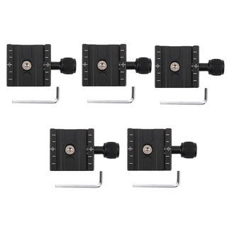 Aluminium 50 mm hurtigudløserplade QR-klemme til stativkuglehoved