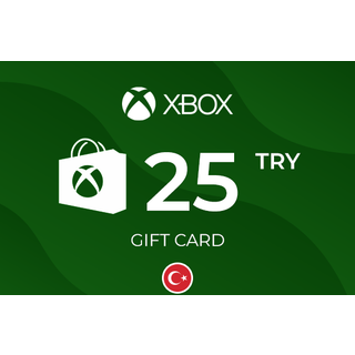 Xbox Live Gift Card 25 TRY Xbox Live Key - TURKEY