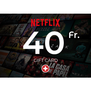 Netflix Gift Card 40 CHF Key - SWITZERLAND