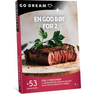 Go Dream EN GOD BØF FOR 2- Oplevelsesgaver GASTRONOMY