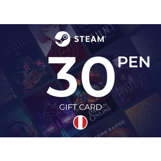 Steam Wallet Gift Card 30 PEN Key - PERU