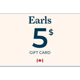 Earls Gift Card 5 CAD Key - CANADA