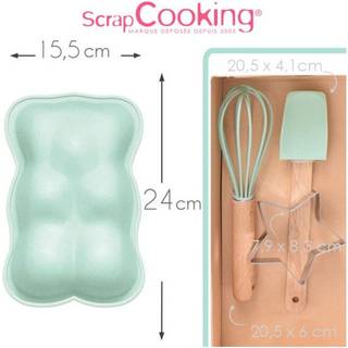 Teddy Bagesæt - 4 dele, Scrapcooking