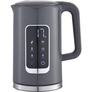 Platinet ElKedel/Vandkoger - 1.7L / 2200W med LED display - Grå