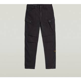 Roxic Zip Straight Tapered Pants - Black - Men