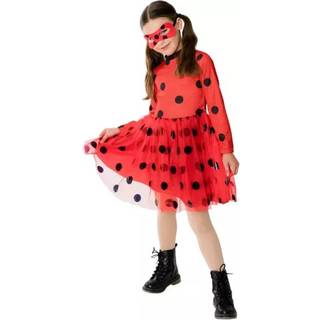 Rubies: Miraculous kostume med tylskørt til børn 9-10 år, 129-140 cm
