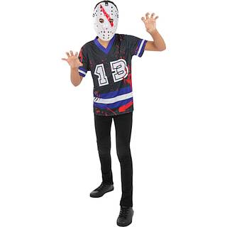 Halloween zombie fodboldspiller kostume str. 128 (På lager i butik)