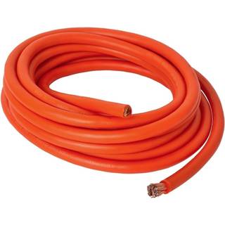 GAS 10mm² OFC Strømkabel, Orange, 6 mtr
