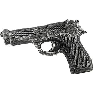 Halloween pistol L: 20 cm - sort