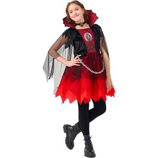 Halloween vampyrkjole kostume str. 164 (På lager i butik)