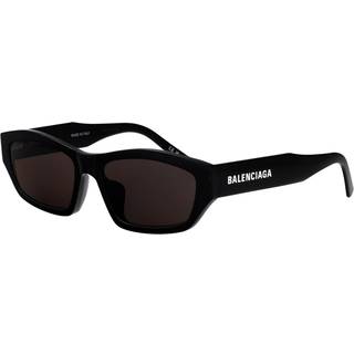 Balenciaga BB0448SK Asian Fit 001 57 Solbriller Mænd Black - Black - 57mm