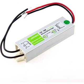 10W strømforsyning - 12V DC, 0,8A, IP67 vandtæt