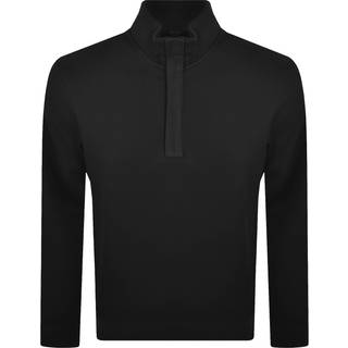 Armani Exchange Quarter Zip Sweatshirt Black