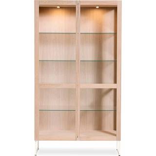 Skovby SM452 vitrineskab - hvidolieret eg