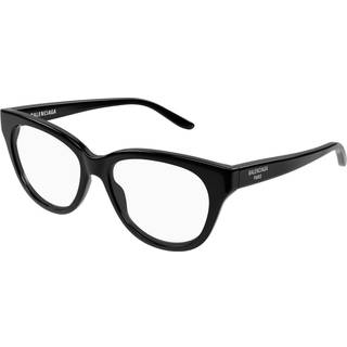Balenciaga Kvinde BB0441O 001 Optiske stel Acetat Sort Transparent Sommerfugl