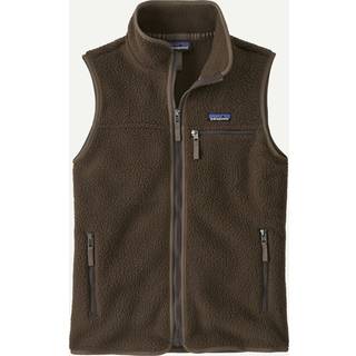 W's Retro Pile Vest Otter Brown - S / BROWN