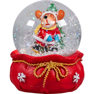 Det Gamle Apotek Rystekugle med rensdyr