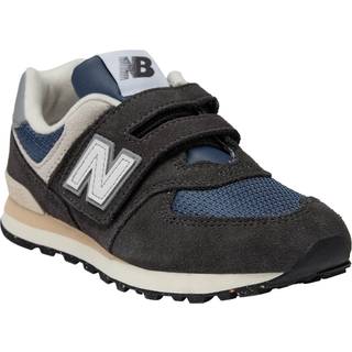 New Balance 574 Sneaker Støvet Sort/blå - Str. 33