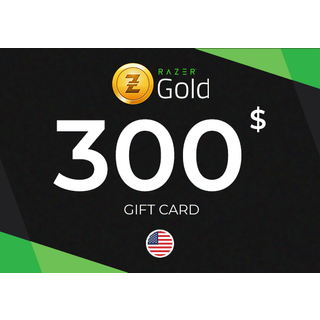 Razer Gold Gift Card 300 USD Key - UNITED STATES
