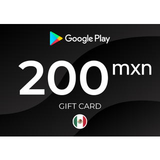 Google Play Gift Card 200 MXN Key - MEXICO