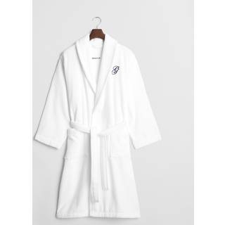 GANT Boligtilbehør Broderet badekåbe (XS) Hvid