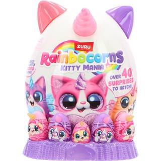 Rainbocorns Eggzania Kitty Mania plysdyr – flere varianter – assorteret (På lager i butik)