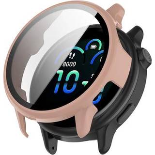 Garmin Vivoactive 6 Plastikcover med Skærmbeskyttelse Hærdet Glas - Pink