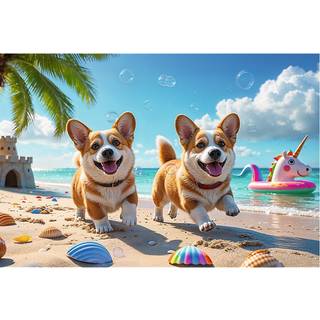 Trefl: Corgi k- 100-brikkers puslespil