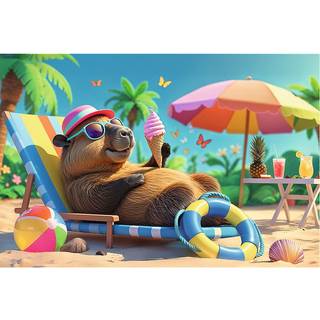 Trefl: Kapibara - puslespil med 100 brikker