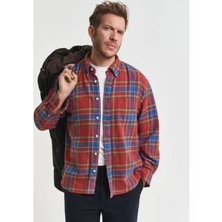 GANT Herre Relaxed fit ternet twillskjorte (XL) MODERN RUST