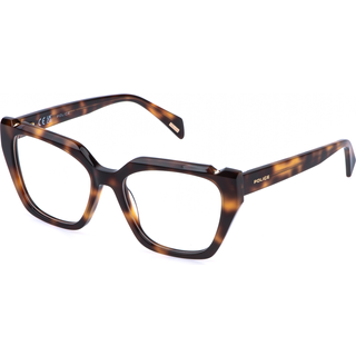 Police Kvinde VPLT02 09JC Optiske stel Acetat Havana Sommerfugl