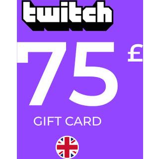 Twitch Gift Card 75 GBP Key - UNITED KINGDOM
