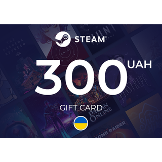 Steam Wallet Gift Card 300 UAH Key - UKRAINE