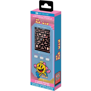 My Arcade Pixel Pocket Pro Ms. Pac-Man håndholdt konsol