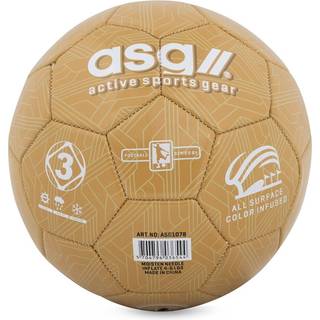 ASG fodbold str. 3 - guldfarvet (På lager i butik)