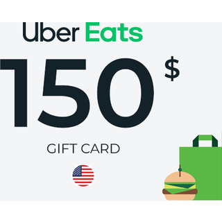 Uber Eats Gift Card 150 USD Key - UNITED STATES