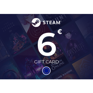 Steam Wallet Gift Card 6 EUR Key - EU