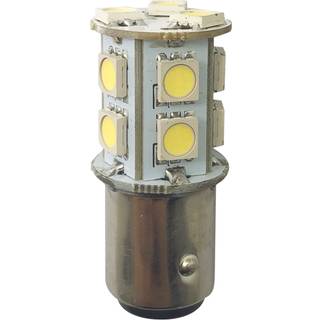 1852 LED lantern pære BAY15D Ø19x43mm 10-36Vdc, 2 stk